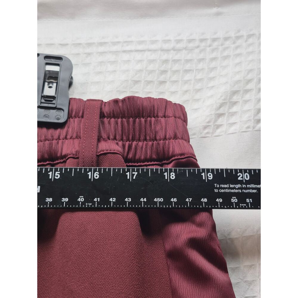 Intempo Pants Womens Size XL Burgundy Stretchy Pockets Straight Leg 7354 - Picture 5 of 9